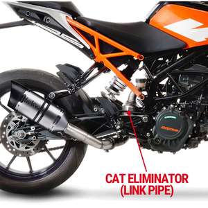 ท่อระบายไอเสียสำหรับ KTM Duke 390 2017 2020ท่อสเตนเลสใหม่สำหรับกำจัดแมวการเชื่อมโยงกับกล่องบรรจุภัณฑ์ - Product Image 2