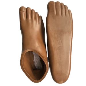 Penutup Kaki Implan Kaki Buatan Kustom Kaki Palsu Coklat/Krem untuk Amputee - Product Image 3