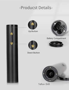 Relatiegeschenken Gadget 2024 Nieuwe Aankomst Goedkope Wijn Accessoires <span class=keywords><strong>4</strong></span> Stuks Elektrische Wijnopener Wijnpompset - Product Image 2