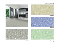 Vente en gros de rouleau de revêtement de sol en vinyle PVC gris de style design européen résistant à l'usure pour une utilisation intérieure pour des projets de cuisine et d'hôtel
