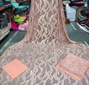 ชุดแต่งงาน Faransawi Dirac ผ้าไหมแท้ 100% เนื้อนุ่ม ระบายอากาศได้ดี น้ำหนักปานกลาง สำหรับผู้หญิง - Product Image 1