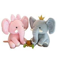 Boneka Gajah Grosir Pabrik OEM ODM Bantal Peluk Nyaman Teman Tidur Boneka Gajah Custom Hadiah Ulang Tahun
