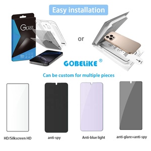 Anti-Peek iphone Protective Film Mobile <strong>Protector</strong> Tempered Glass <strong>Phone</strong> <strong>Screen</strong> <strong>Protector</strong> <strong>With</strong> Automatic Installation - Product Image 5