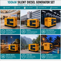 Meilleur prix Générateur diesel super silencieux SDEC 100 kW 125 kVA avec alimentation monophasée/triphasée 50/60 Hz pour solution d'alimentation de secours industrielle