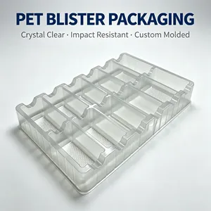 ถาดพลาสติก PP PET PVC สำหรับบรรจุภัณฑ์ชิ้นส่วนฮาร์ดแวร์จากโรงงานโดยตรง - Product Image 1