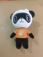 Support de conception gratuit pour la création de peluches personnalisées en forme de renard, avec rembourrage en coton PP doux de couleur pêche, pour cadeaux de saison des fêtes, conforme ASTM F963, anti-stress