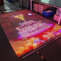 Écran de drone d'affichage à LED polychrome de maille de LED volante hautement transparente perméable au vent de P25 DC12V