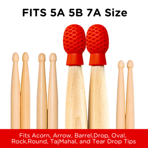DIDA 1-4 Paia di Smorzatori Ecologici per Batteria, Silenziatori per Bacchette, Sostitutivi per Pratica Silenziosa di <span class=keywords><strong>Jazz</strong></span> e <span class=keywords><strong>Musica</strong></span> Light Rock - Product Image 2
