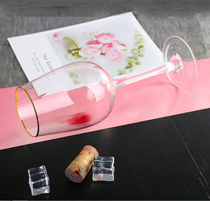 <span class=keywords><strong>Lot</strong></span> de 2 Verres <span class=keywords><strong>à</strong></span> <span class=keywords><strong>Vin</strong></span> <span class=keywords><strong>À</strong></span> Bord Doré Ensemble de Cadeaux - Product Image 5