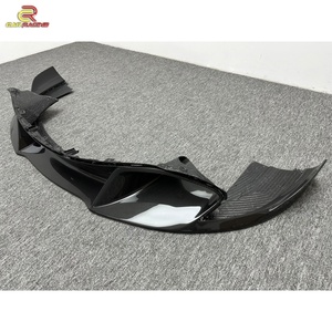 Dry Carbon Fiber Vorstein Style Car Front Bumper Front Lip Diffuser With <b>Camera</b> Hole for Mclaren 720S 2015-2018 Carbon Lip - Product Image 3