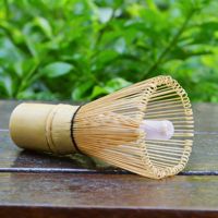 Support de fouet à matcha en bambou écologique et biodégradable, style Japandi – Accessoire pour cérémonie du thé