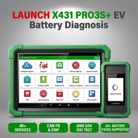 Escáner de Diagnóstico para Vehículos Eléctricos LAUNCH Professional X-431 PRO3S+, Nuevo, con Análisis de Batería