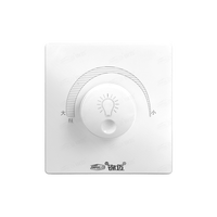 Gradateur de lumière universel Interrupteur mural 500/1000W Luminosité réglable Bouton rotatif Contrôleur haute puissance 250V pour lampe LED/vitesse du ventilateur