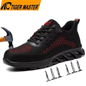 Calzado de Seguridad Deportivo Ligero con Forro de Malla para Hombre y Mujer, Puntera de Acero Anti-aplastamiento, Anti-pinchazos, Suela de <span class=keywords><strong>EVA</strong></span> Suave Antideslizante para Almacén - Product Image 1