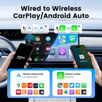 Boîte CarPlay intelligente sans fil Carlinkit pour diffusion vidéo et musique, Wifi6, CarPlay Ai Box, Android Auto, adaptateur USB Type C Car Play, Appl