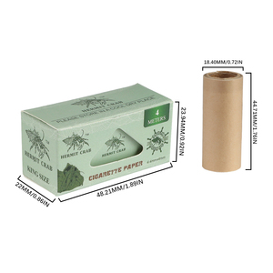 กระดาษม้วนสีน้ำตาลธรรมชาติ  ขนาด 44.7 มม. x 4 เมตร  ยี่ห้อ HermitCrab  ไม่ฟอกขาว  ติดแน่น  เผาไหม้ช้า - Product Image 6
