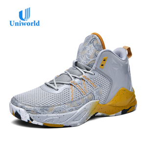 Uniworld-zapatillas de deporte de corte alto para hombre, zapatos deportivos de primera clase, transpirables, informales, personalizados, de fábrica de Vietnam, venta al por mayor - Product Image 3