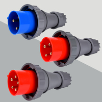 Prise et fiche industrielles mâles et femelles durables IP67 3/4/5P 63A 125A 220V/380V/415V, norme IEC 60309 avec certification CE