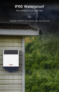 Hot Tuya Sirena inalámbrica para exteriores 8 niveles de volumen 110dB Sirena estroboscópica de energía solar - Product Image 5