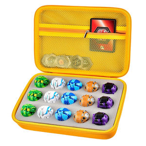 Custodia con chiusura a cerniera all'ingrosso SIYOUCASE elegante custodia a doppia faccia per figure <span class=keywords><strong>Bakugan</strong></span> 15 slot giocattolo custodia protettiva con schiuma - Product Image 1
