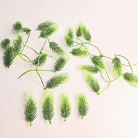 Accessoires de plantes artificielles écologiques YL, aiguilles de pin en plastique, herbe aquatique, décoration de Noël, arrangement floral extérieur