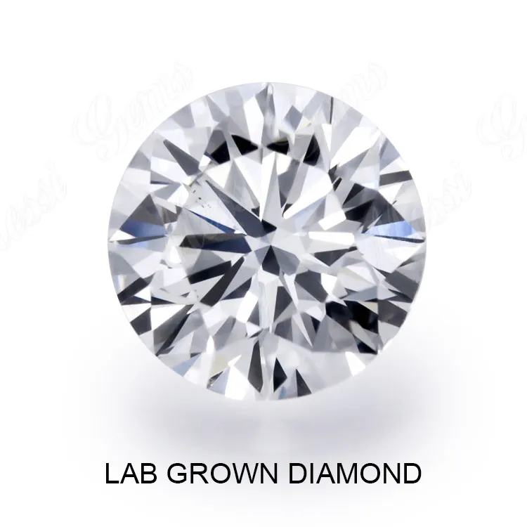 Losse Big Size Beste Lab Grown Diamond Ronde Briljant F Vs1 Hpht 2 Karaat Diamant Prijs