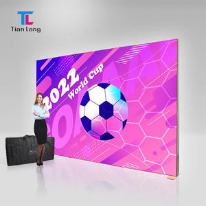 TianLang Trade Show Equipment Seg Pop up LED Caja de luz retroiluminada con fondo de tela de tensión para exhibición de stand de exposición - Product Image 4