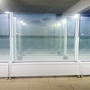 Bespoke Glass <strong>Railing</strong> <strong>Planter</strong> Combo Custom Glass Height, <strong>Planter</strong> Dimension, Powder Coat Color &amp; Caster Type - Product Image 6
