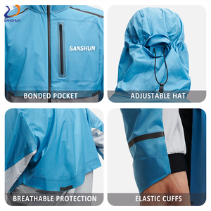 Tùy Chỉnh Không Thấm Nước Theo Dõi Chạy Áo Khoác Thể Thao Pro Đào Tạo Ngoài Trời Polyester Nhẹ Da Áo Khoác Gió Nghỉ Cho Nam Giới - Product Image 4