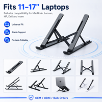 Support d'ordinateur portable pliable et réglable en aluminium léger pour marques e-commerce