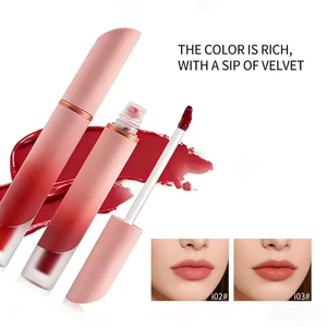 Lápiz Labial Vegano Líquido de Larga Duración, Libre de Crueldad Animal, Sedoso, No Pegajoso, Acabado Mate Aterciopelado, Brillo Labial Cremoso, Venta al por Mayor - Product Image 2