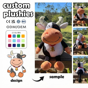 Peluche Personalizzato OEM/ODM: Mascotte per Festival Alimentari a Forma di Pollo Sorridente, Capibara e Bing in Vinile Personalizzato - Product Image 2