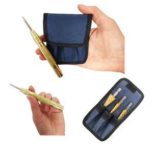 Precision Hexagon Shank Titanium <b>Step</b> <b>Drill</b> Set & Spring Loaded Center Punch Marking Tool for Metalworking -001 - Product Image 1