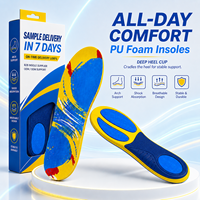 Semelle orthopédique personnalisée pour fasciite plantaire avec soutien orthopédique pour voûtes plantaires tombantes, en mousse PU et TPU, semelle de sport confortable