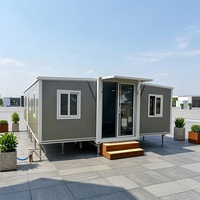 Maison conteneur préfabriquée galvanisée, robuste et ergonomique, mini-bureau pour le télétravail et l'espace de vie et de travail des équipes sur site