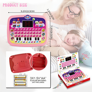 Tablette éducative pour enfants, jouet d'apprentissage de l'anglais, ordinateur portable pour bébé, jouets éducatifs pour enfants avec écran LED, vente chaude - Product Image 5