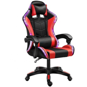 <span class=keywords><strong>Silla</strong></span> Gamer de Lujo para Ejecutivos <span class=keywords><strong>Rosa</strong></span> con Luces LED RGB 2021, <span class=keywords><strong>Silla</strong></span> Ergonómica de Computadora para Jugadores con Masaje para Chicas - Product Image 3