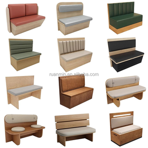 Sofás de Pared Personalizados para Cafeterías y <span class=keywords><strong>Restaurantes</strong></span> de <span class=keywords><strong>Comida</strong></span> Rápida, Muebles Comerciales para Catering - Product Image 3
