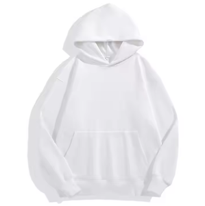 เสื้อฮู้ดสวมหัวโอเวอร์ไซส์ผู้ชายเสื้อฮู้ดพิมพ์ลายพัฟฟ์ไหล่ตกกระแทกน้ำหนักมาก - Product Image 3