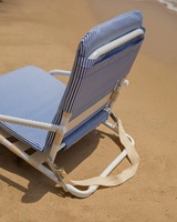Chaise de plage pliante extérieure de haute qualité chaise de camping en aluminium siège bas confortable