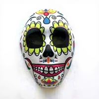 Vente en gros de masques de fête blancs naturels pour Noël Mardi Gras décorations de carnaval vénitien pour mascarade en vrac mascarade