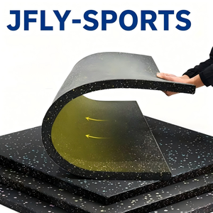 Non Slip Rubber Gym <b>Flooring</b> <b>Interlocking</b> Design Easy Installation Waterproof Durable Suitable for Home Gyms and Commercial - Product Image 1