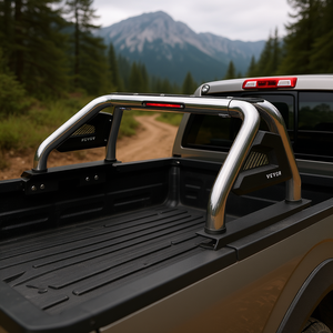 Barra Antivuelco para Camioneta Vevor, Acero Inoxidable, Luz de Freno LED Universal, para Camionetas de Tamaño Mediano y Grande - Product Image 2