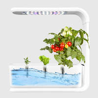 Kit de culture d'intérieur Click Grow, jardin d'intérieur en plastique, lampes LED pour herbes, pot de fleurs hydroponique, systèmes de culture hydroponique intelligents