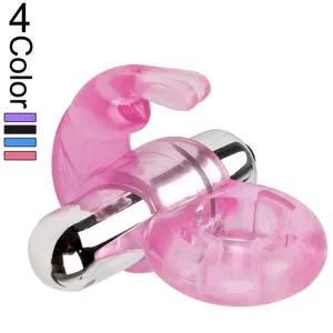 Rabbit Cock Nhẫn Quan Hệ Tình Dục Cock Nhẫn Vibrator Dương Vật Rung Chuông Rung