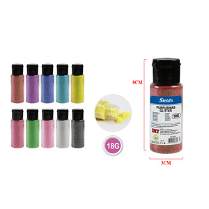 Polvo de brillo dorado claro de 18G para proyectos de artesanía y decoración Suministros para manualidades - Product Image 1