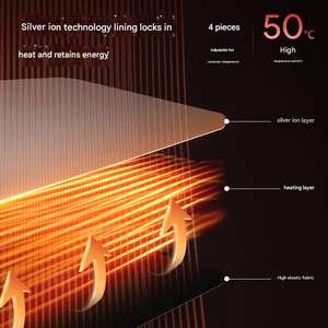 เครื่องนวดเอวแบบพัลส์ พร้อมเข็มขัดพยุงหน้าท้องแบบเผาผลาญไขมัน พร้อมไมโครเคอร์เรนท์ ประคบร้อน ช่วยในการออกกำลังกายและกระตุ้นการขับเหงื่อ - Product Image 5