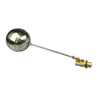 Vanne à flotteur hydraulique en laiton de 2 pouces pour le contrôle du remplissage des réservoirs d'eau, température normale, avec garantie d'un an, OEM BW-F02