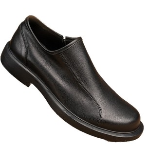 Leather <b>Shoes</b> Man 2025 Casual Stylish Breathable Soft Soles Soft Surface Round Tip Vintage Workwear Black <b>Shoes</b> Man - Product Image 1