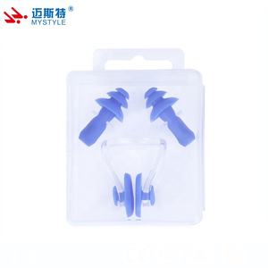 Autocollants étanches d'oreille de silicone de pince-nez de natation faits sur commande, couvertures d'oreille pour la douche de natation, protecteurs d'oreille - Product Image 2